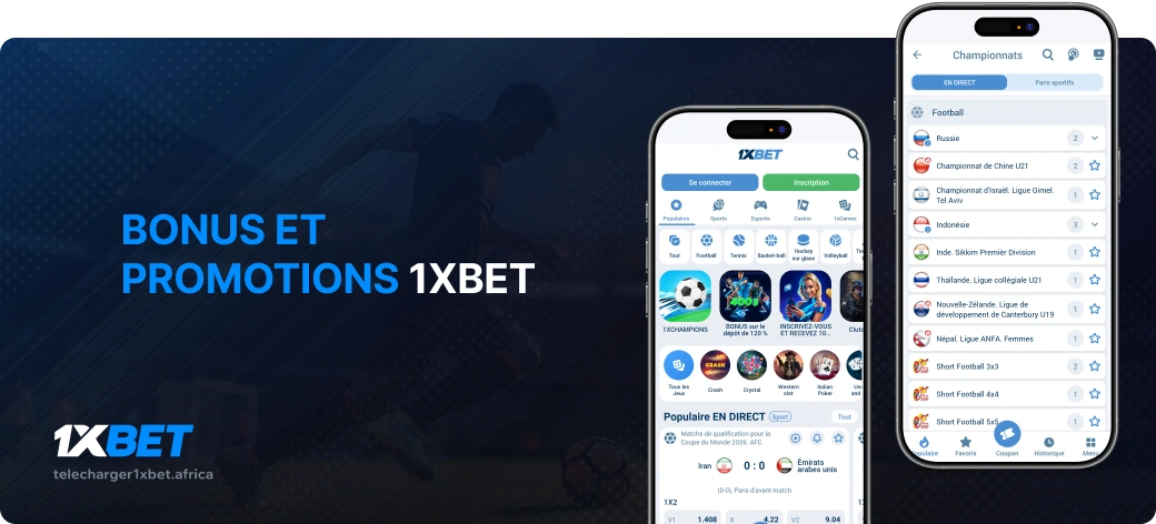 Bonus et promotions 1xBet en Afrique : toutes les offres disponibles - 1xBet Afrique