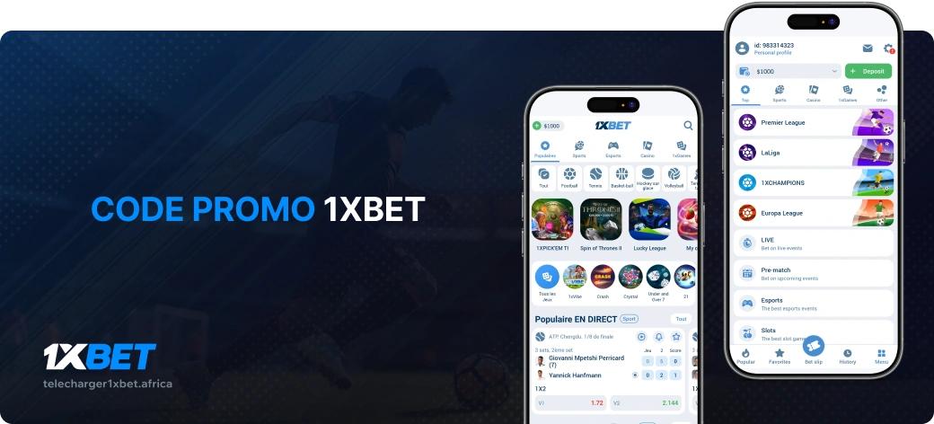 Code promo 1xBet : offre de bienvenue, conditions et activation - 1xBet Afrique