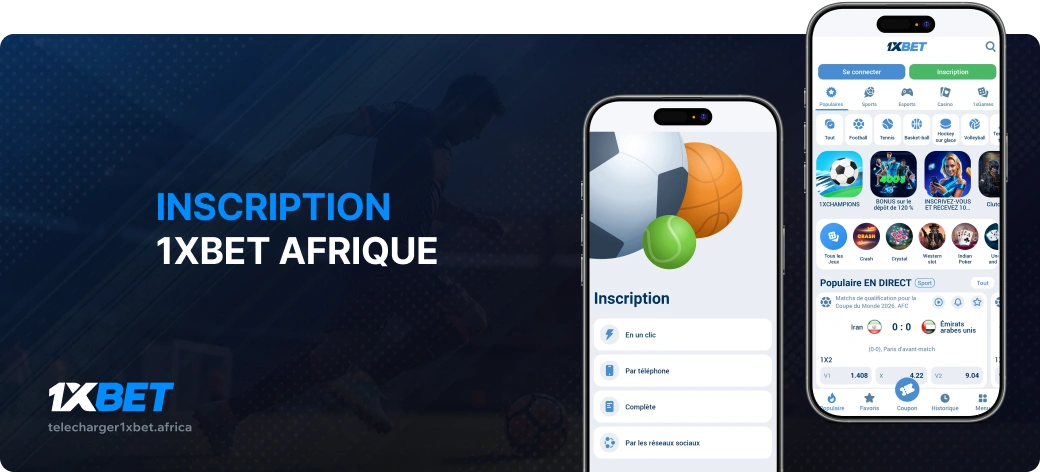 Inscription 1xBet Afrique : créer un compte rapidement et activer le bonus - 1xBet Afrique